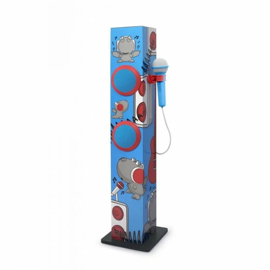 Torre Sonido Muse M-1020KDB Karaoke 30W Azul