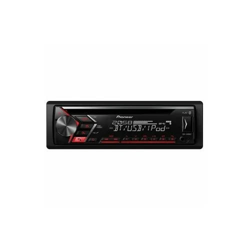 Radio Coche Pioneer DEH-S100UB CD USB AUX Rojo