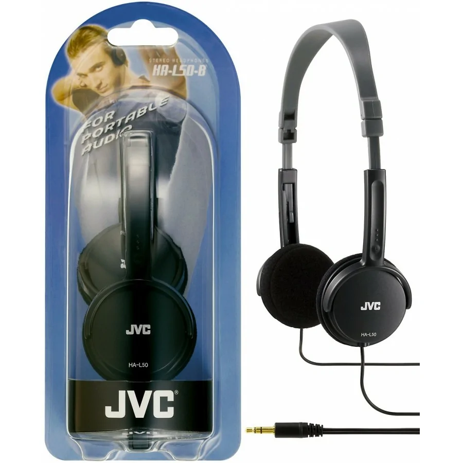 Auriculares JVC HA-L50-B Diadema Negro