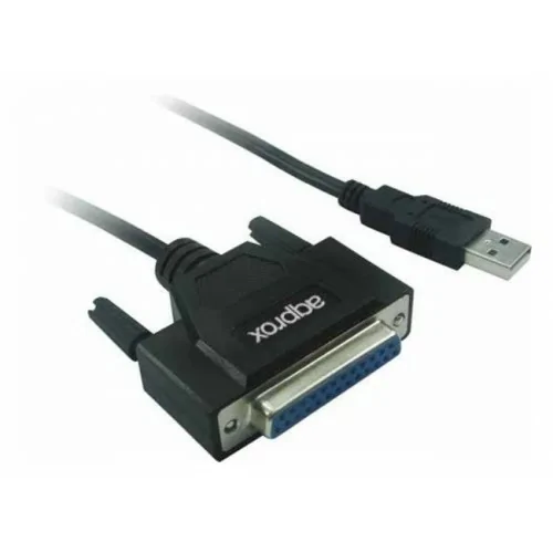 Approx appC26 USB 2.0 DB25 Negro