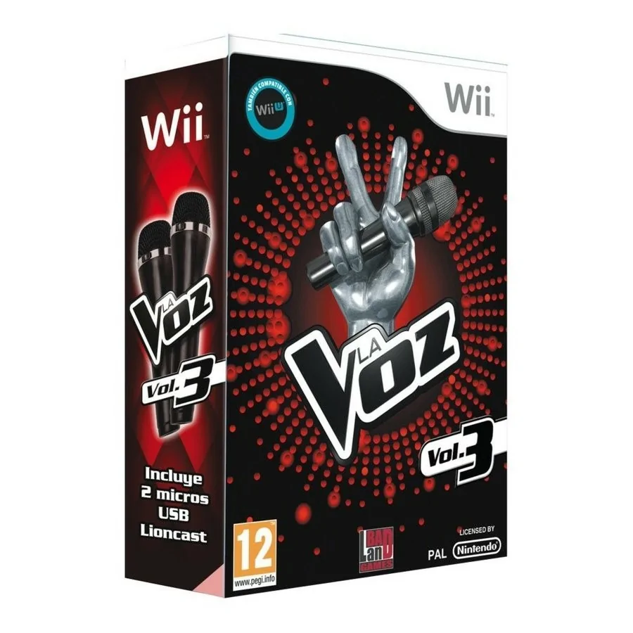 Juego / La Voz Vol 2 + Micrófono / Wii