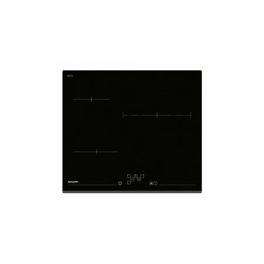 Vitroceramica Sharp KH-6V13BS00 Negro Integrado 60 cm Con placa