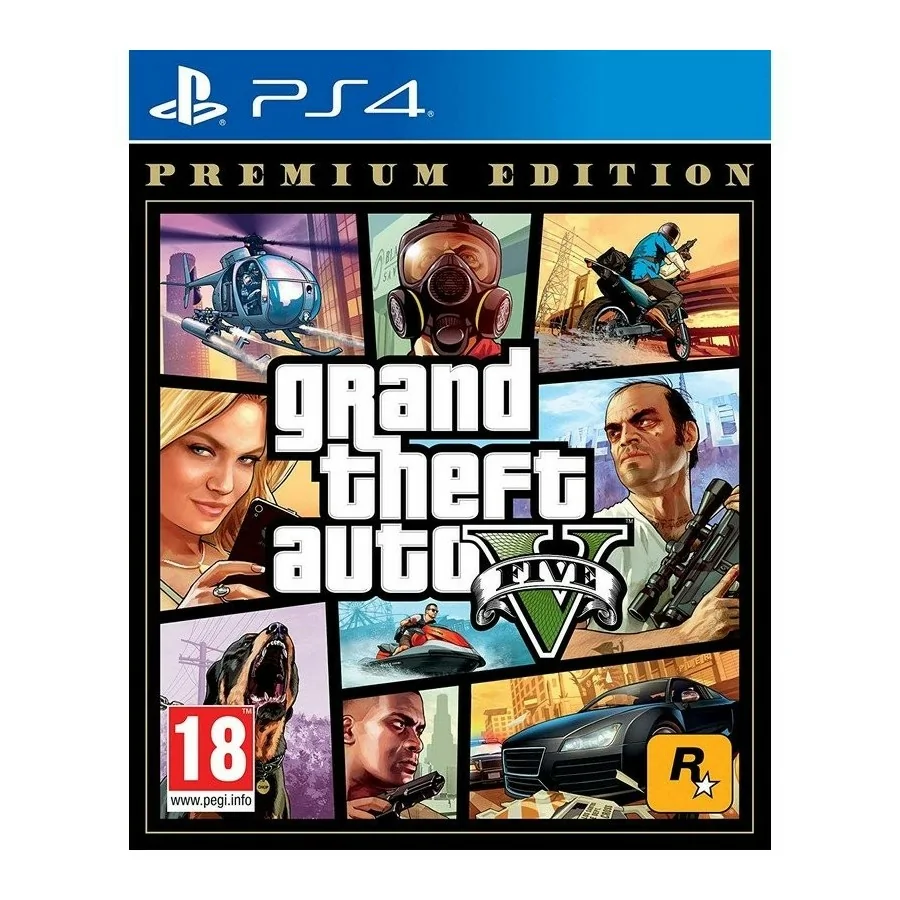 Juego Ps4 Grand Theft Auto V Premium Edition GTA V