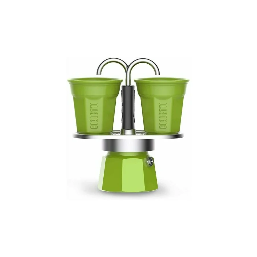 Comprar Cafetera Set Mini Express Bialetti 2 Tazas Verde