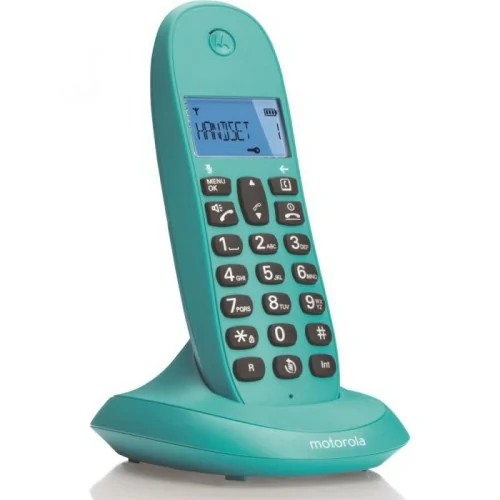 Teléfono Inalámbrico Motorola C1001LB+ Turquesa