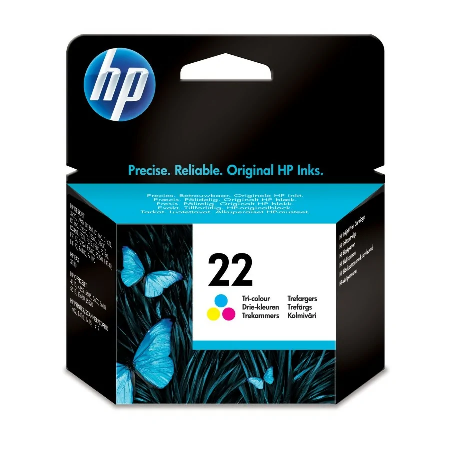 HP Cartucho de tinta original 22 Tri-color