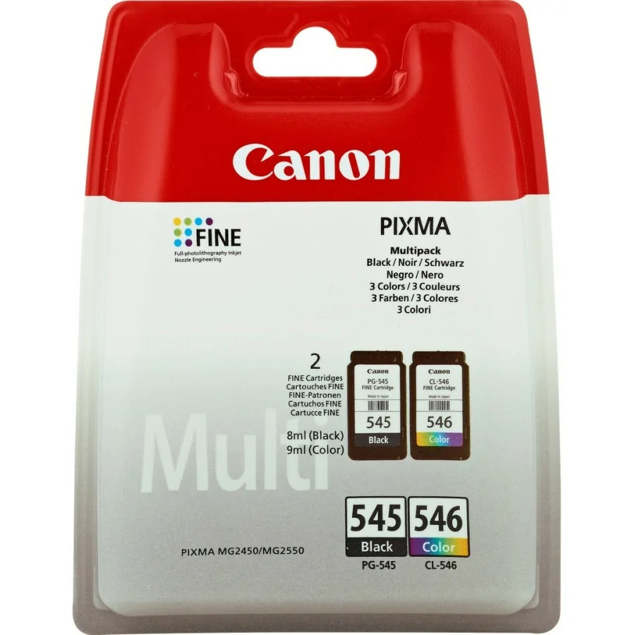 Canon PG-545/CL-546 Multipack cartucho de tinta 2 pieza(s)