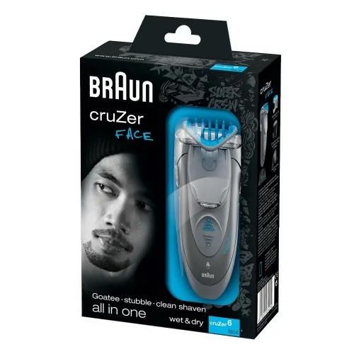 Braun cruZer 6 face Máquina de afeitar de láminas Recortadora
