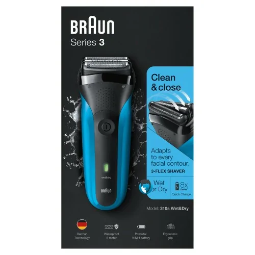 Braun Series 3 310s Máquina de afeitar de láminas Recortadora