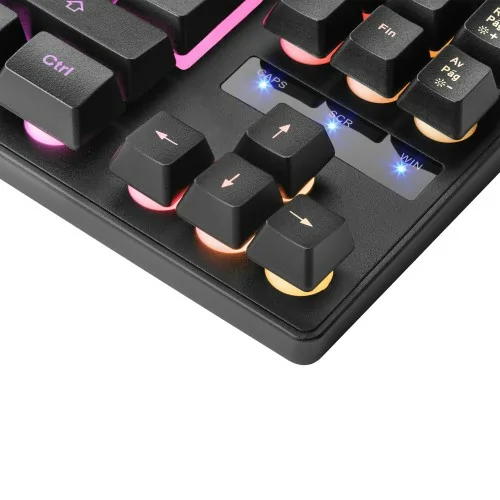 Mars Gaming MKTKLES teclado USB QWERTY Español Negro