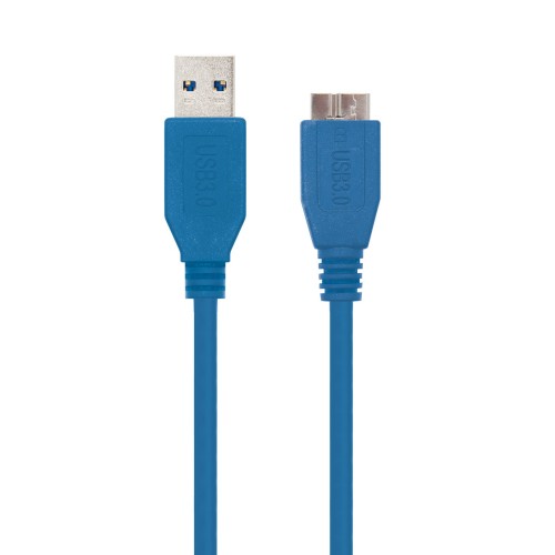 Nanocable CABLE USB 3.0, TIPO A/M-MICRO B/M, AZUL, 2.0 M