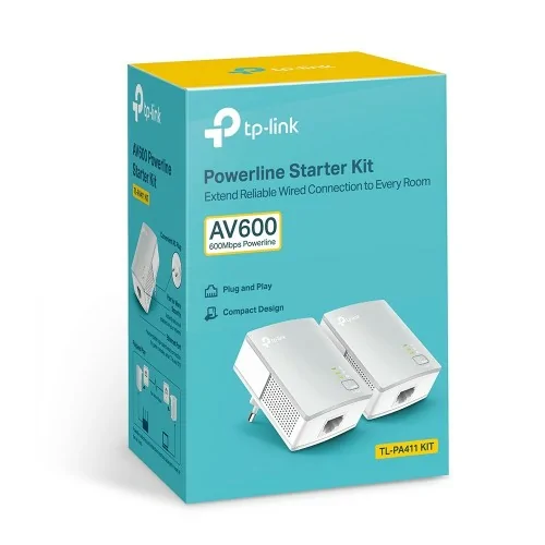 TP-LINK Kit de Inicio con Mini Adaptador Powerline AV600