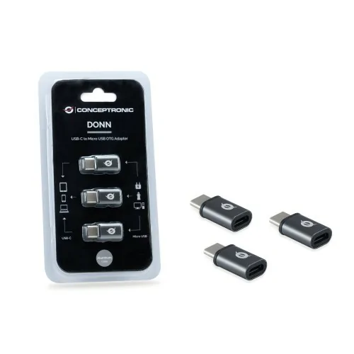 Conceptronic DONN05G cambiador de género para cable USB 2.0