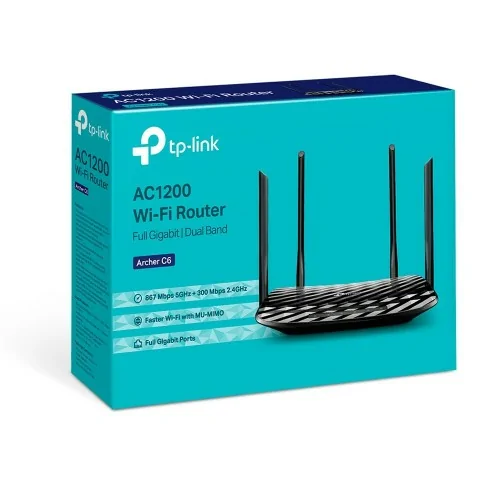 TP-LINK Archer C6 router inalámbrico Ethernet rápido Doble