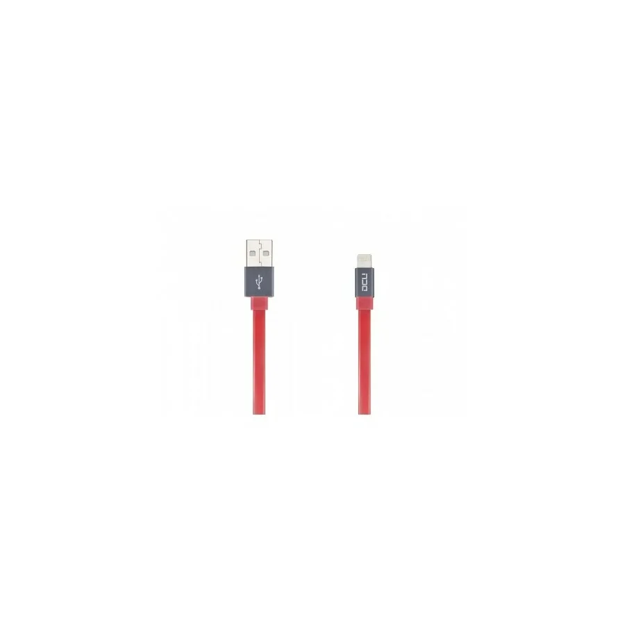 Cable Dcu Ligthing A Usb 0.2m Iphone Ipad Rojo
