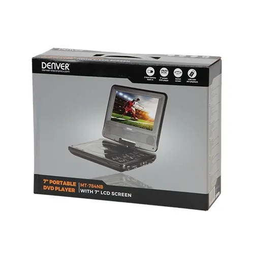 DVD Portátil Denver MT-784NB 7" USB AVI