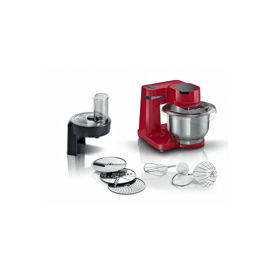 Bosch Serie 2 MUM robot de cocina 700 W 3,8 L Rojo