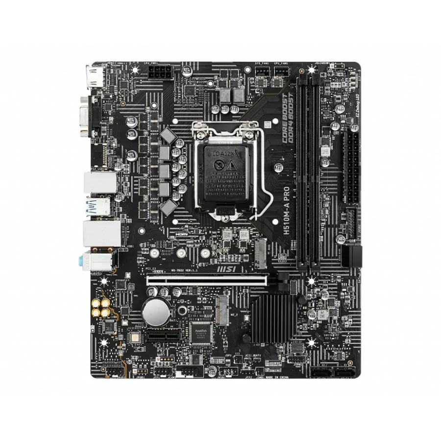 MSI H510M-A PRO placa base Intel H510 LGA 1200 micro ATX