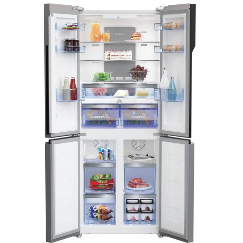 Beko GNE480E30ZXPN nevera puerta lado a lado Independiente 450