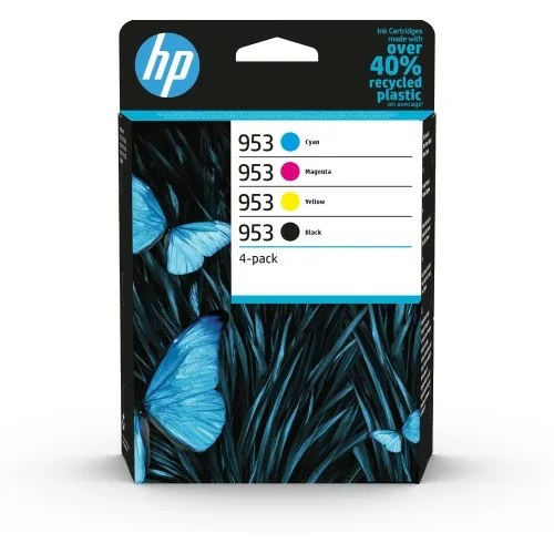 HP Paquete de 4 cartuchos de tinta Original 953