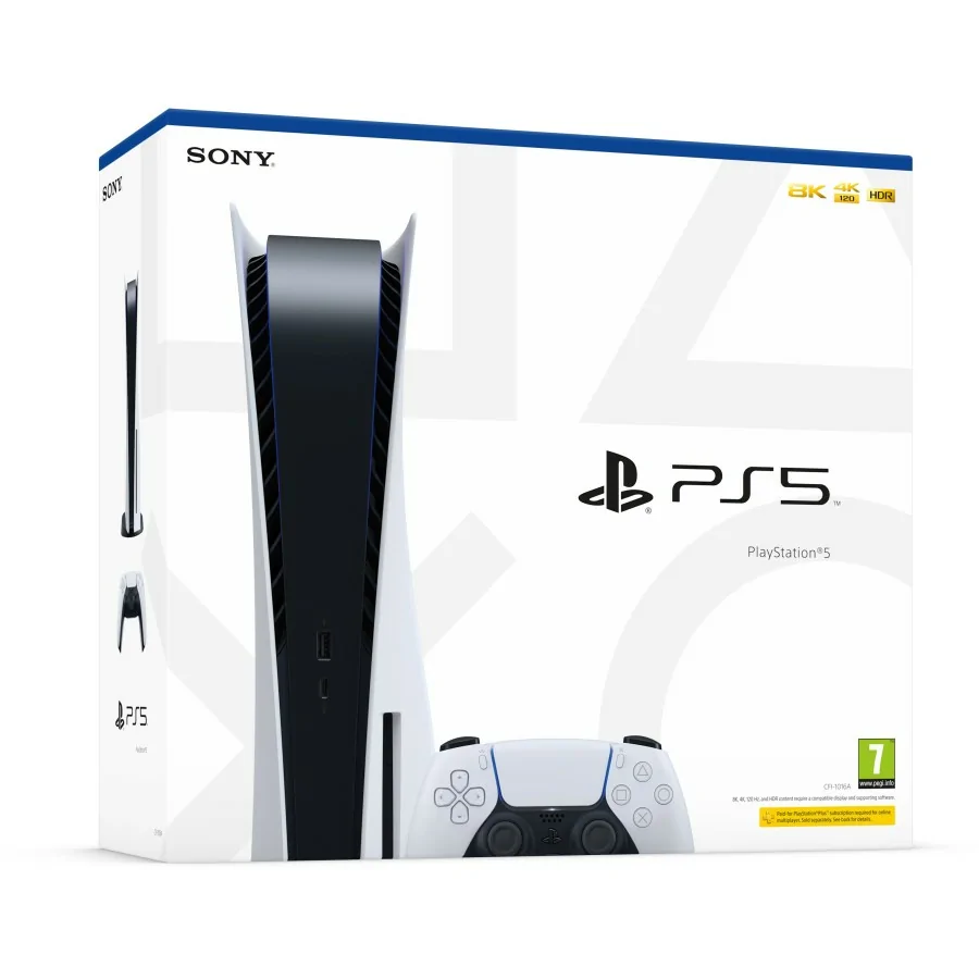 Sony PlayStation 5 C Chassis 825 GB Wifi Negro, Blanco