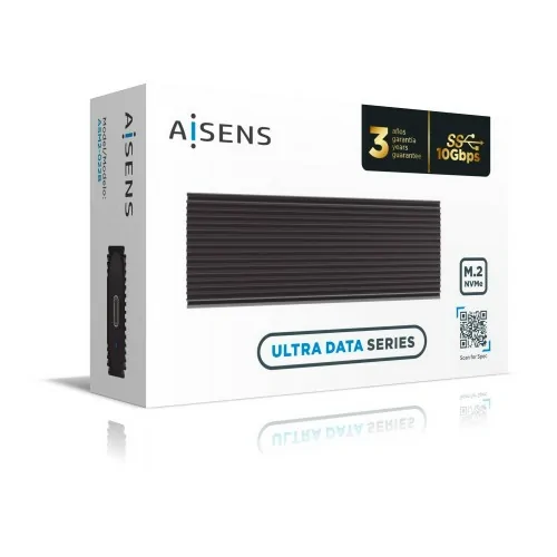 AISENS Caja Externa M.2 (NGFF) ASM2-022B NVMe A USB3.2 Gen2
