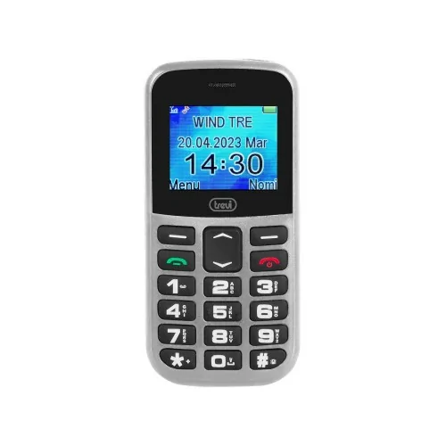 Trevi MAX 20 4,5 cm (1.77") Plata Teléfono para personas mayores