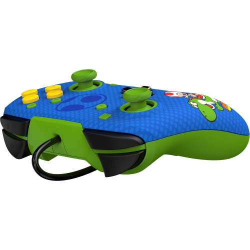 PDP REMATCH: Yoshi & Toad Azul USB Gamepad Analógico/Digital