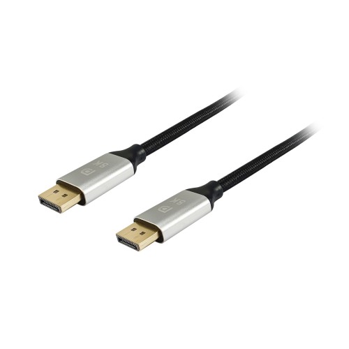 Equip 119261 cable DisplayPort 1 m Aluminio, Negro