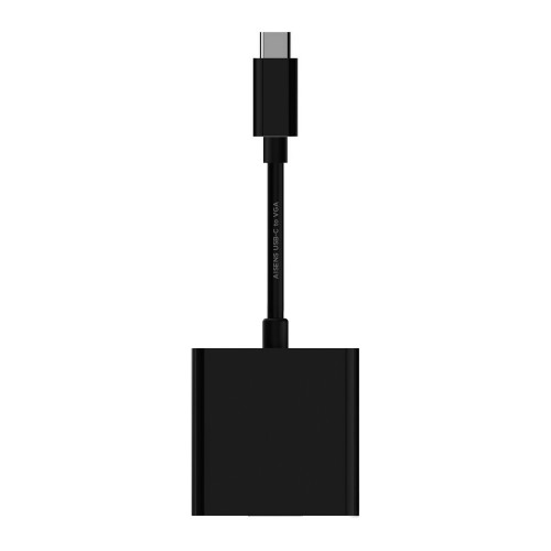 AISENS Conversor USB-C a VGA, USB-C/M - HDB15/H, Negro, 15cm