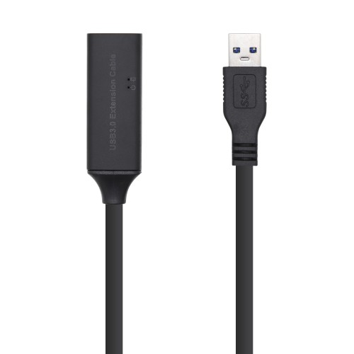 AISENS Cable USB 3.0 Prolongador con amplificador y alim., Tipo