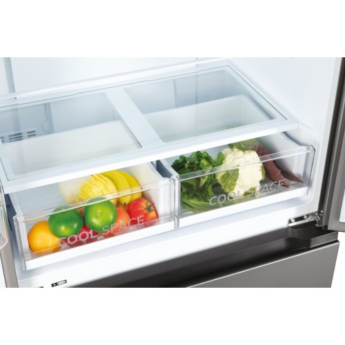 Hoover H-FRIDGE 700 MAXI HSF818FX nevera puerta lado a lado Independiente 436 L F Acero inoxidable