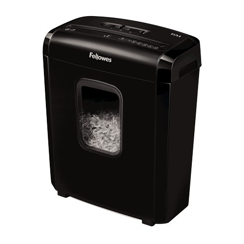 Fellowes Powershred 6M triturador de papel Microcorte Negro