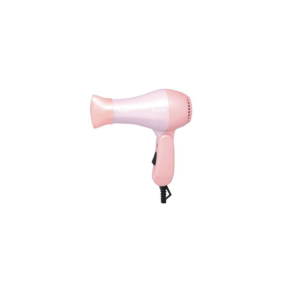 SECADOR DE PELO SOGO SS-3615-P 800W PINK