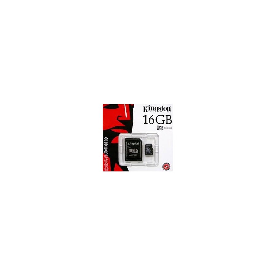 TARJETA MICRO SD KINGSTON CANVAS 16GB CL10 80MB