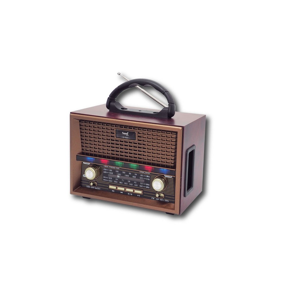 RADIO SAMI RS-11818 4 BANDAS BT USB RECAR VINTAGE