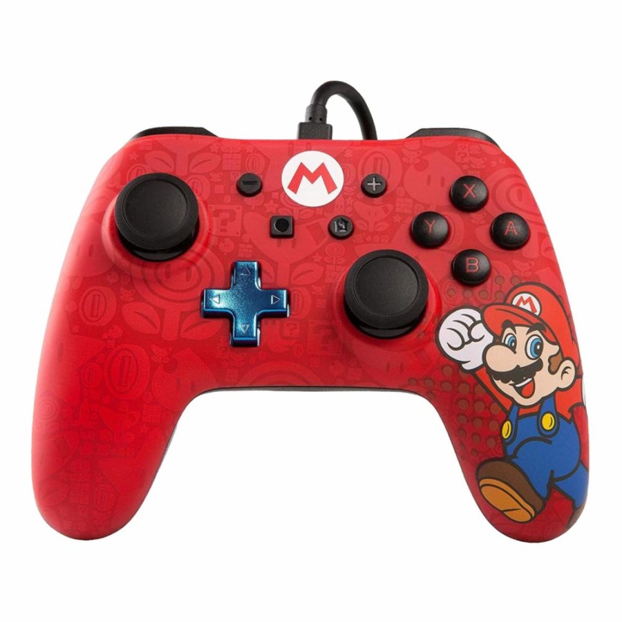 MANDO NINTENDO SWITCH PRO-CONTROLLER MARIO WIRED