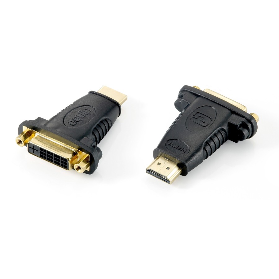 Equip 118909 cambiador de género para cable DVI (24+1) HDMI A Negro