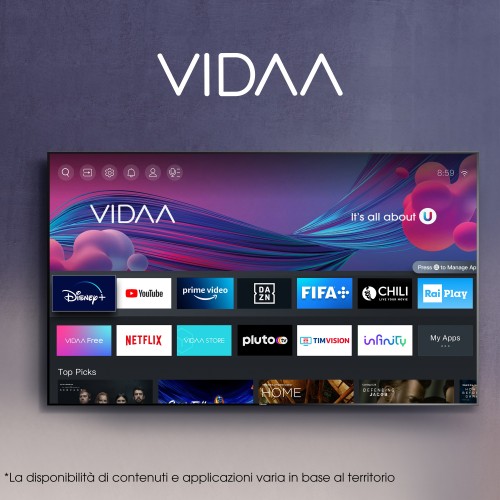 Hisense 32A4K Televisor 81,3 cm (32") HD Smart TV Wifi Negro 200 cd m²