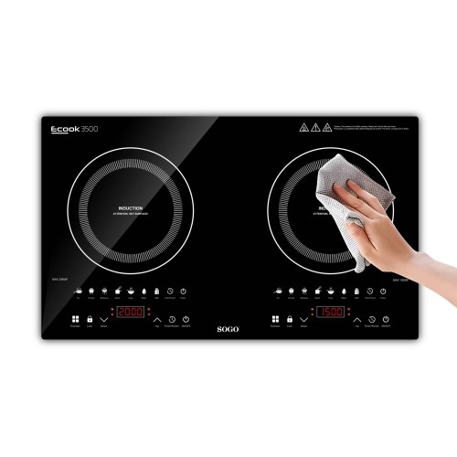 Sogo COC-SS-10247 hobs Negro Encimera 66 cm Con placa de inducción 2 zona(s) Sogo COC-SS-10247 hobs Negro Encimera 66 cm Con placa de inducción 2 zona(s)