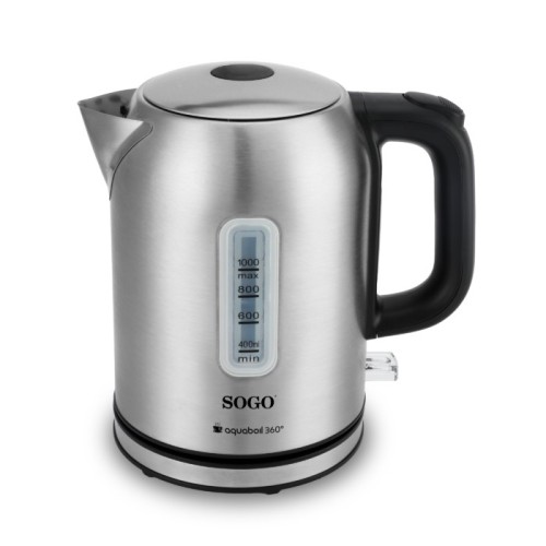 Sogo KET-SS-7780 tetera eléctrica 1 L 2200 W Acero inoxidable