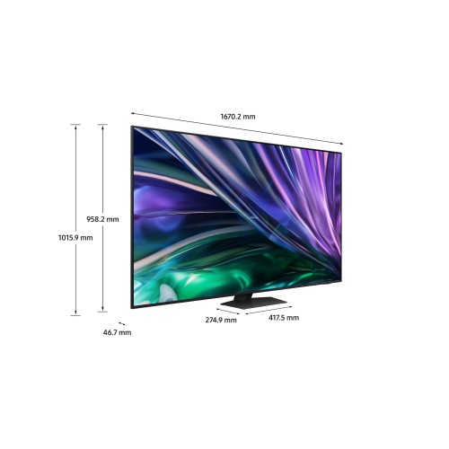 Samsung TQ75QN85DBT 190,5 cm (75") 4K Ultra HD Smart TV Wifi Carbono, Plata