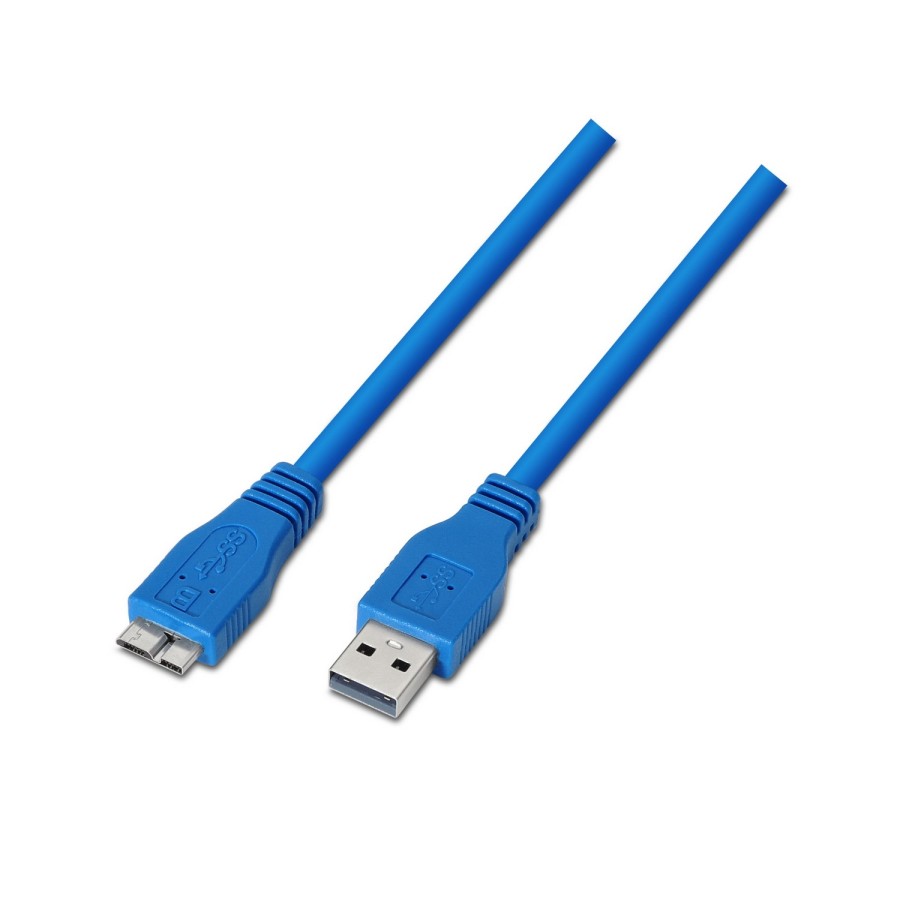AISENS A105-0048 cable USB USB 3.2 Gen 1 (3.1 Gen 1) 2 m USB A Micro-USB B Azul