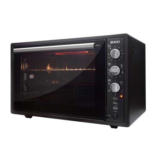 Sogo HOR-SS-10570 horno tostador 70 L 1840 W Negro Parrilla