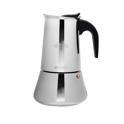 Sogo CAF-SS-7625 cafetera manual Cafetera italiana Acero inoxidable