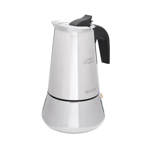 Sogo CAF-SS-7625 cafetera manual Cafetera italiana Acero inoxidable