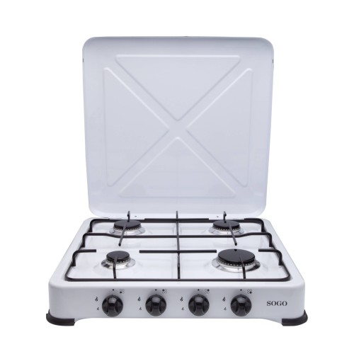 Sogo COC-SS-10270 hobs Blanco Encimera 49 cm Encimera de gas 4 zona(s)