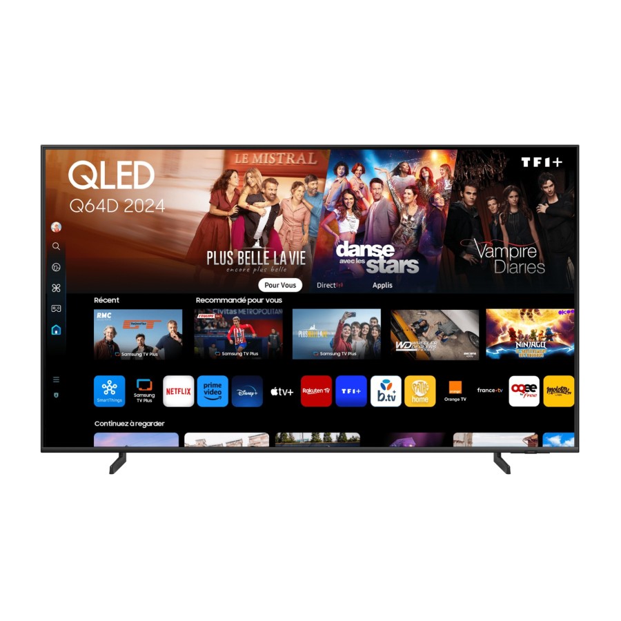Samsung Q64D TQ75Q64DAU 190,5 cm (75") 4K Ultra HD Smart TV Wifi Gris