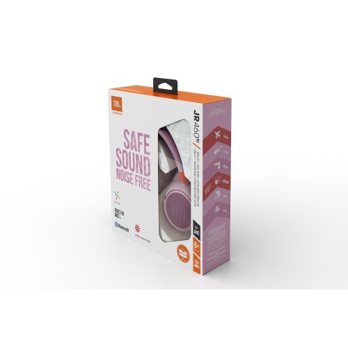 JBL JR460 NC Auriculares Inalámbrico Diadema Llamadas Música USB Tipo C Bluetooth Rosa JBL JR460 NC Auriculares Inalámbrico Diadema Llamadas Música USB Tipo C Bluetooth Rosa
