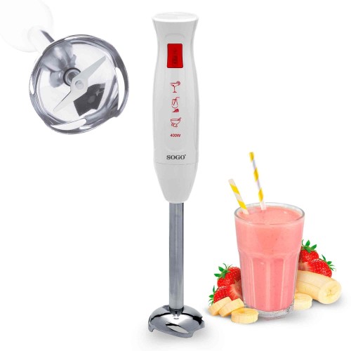 Sogo BAT-SS-14220 licuadora Batidora de inmersión 400 W Blanco